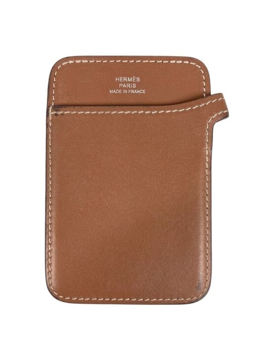Hermes Handbags - Hermes Card Case Eman Stand Mag Safe Swift Brown